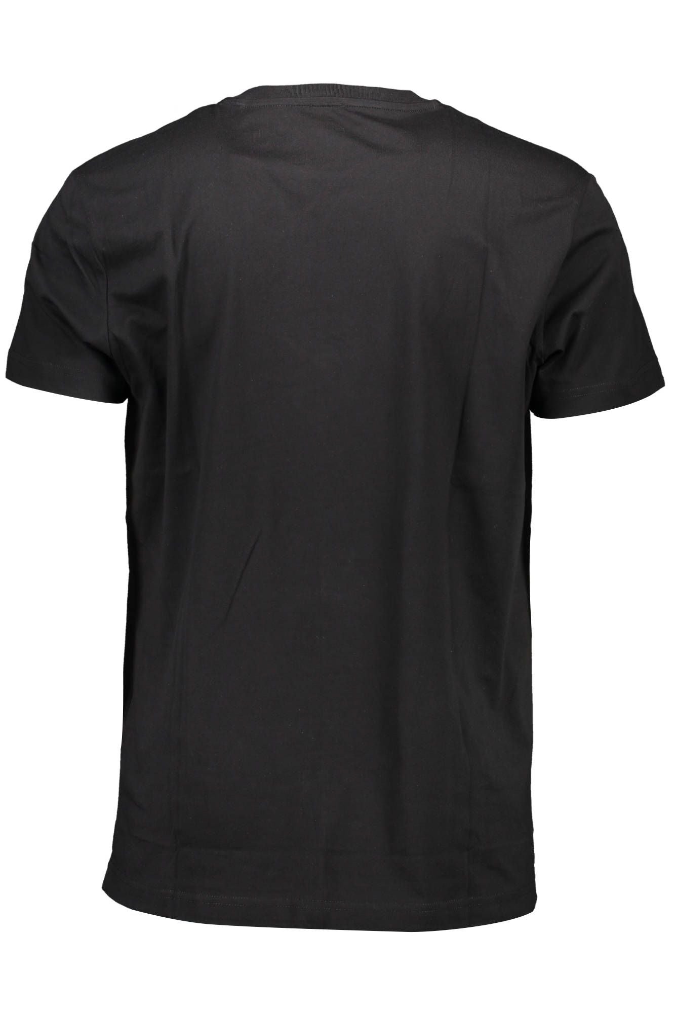 Diesel Sleek Black Crew Neck Logo Tee