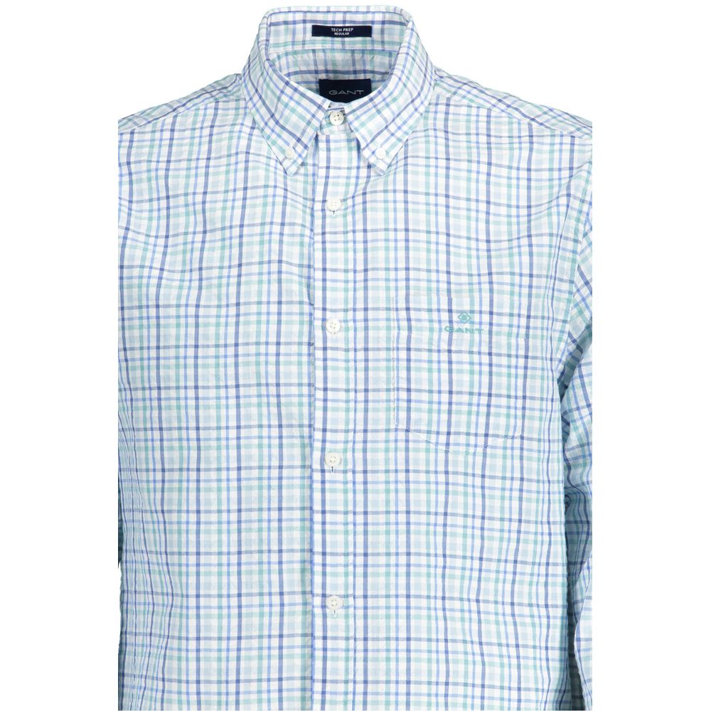 Gant Elegant Light Blue Long Sleeve Button-Down Shirt