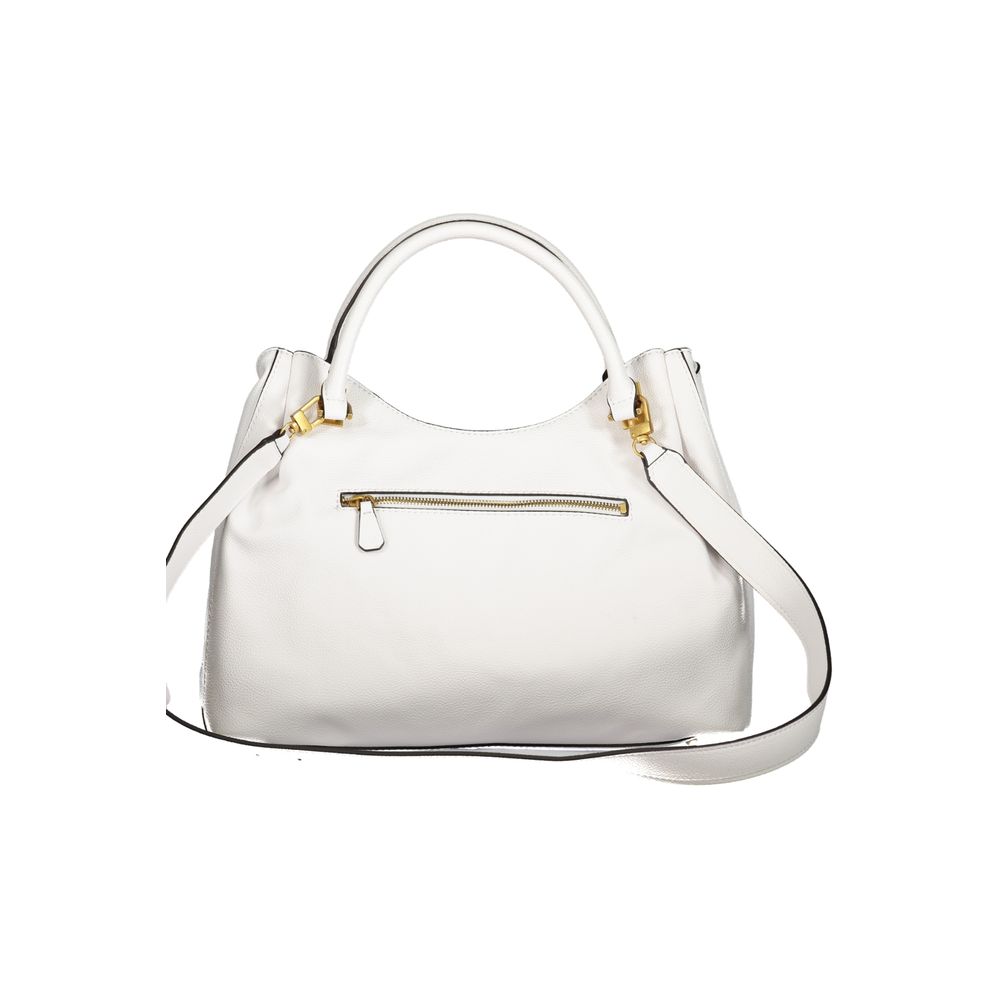 Guess Jeans White Polyethylene Handbag