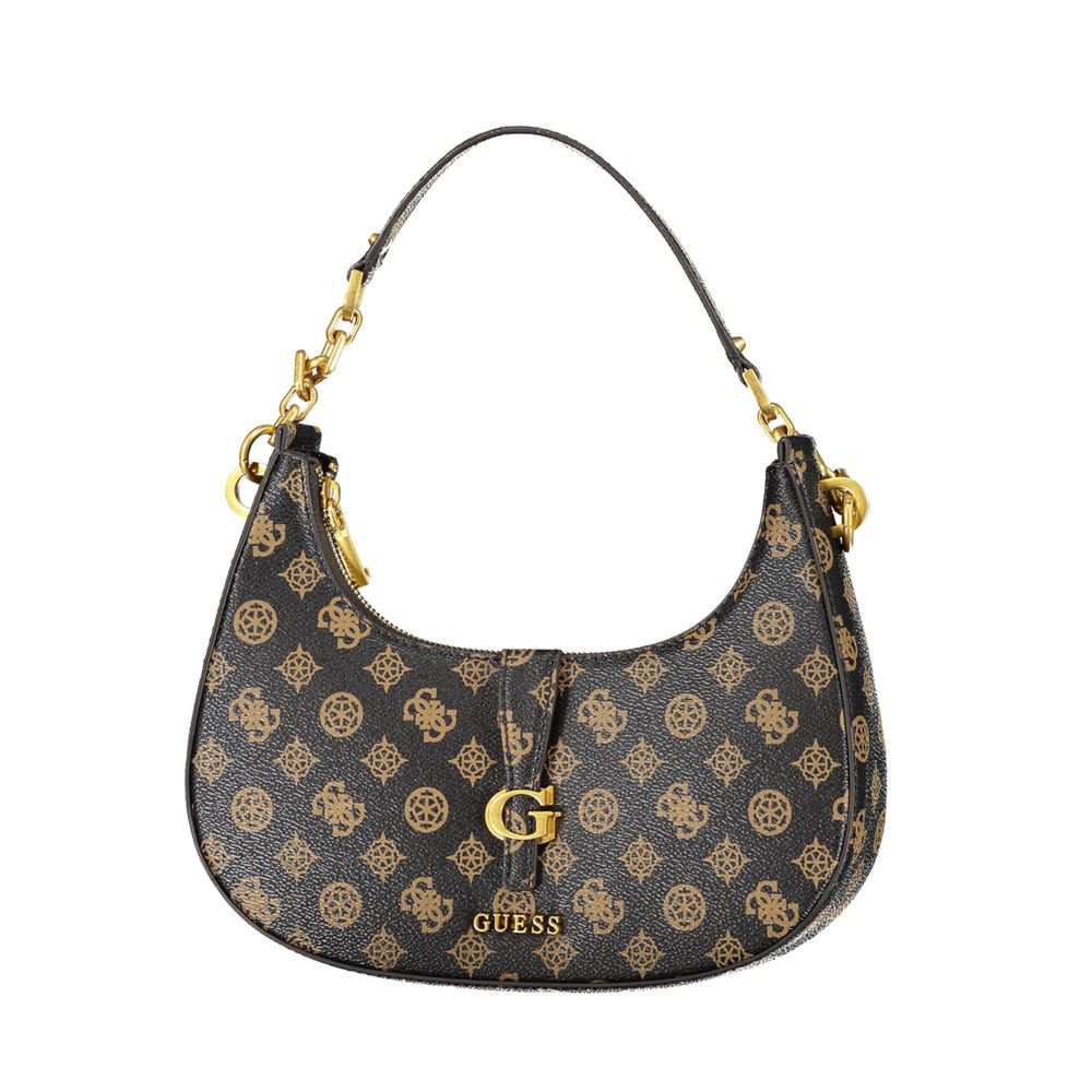 Guess Jeans Brown Polyethylene Handbag