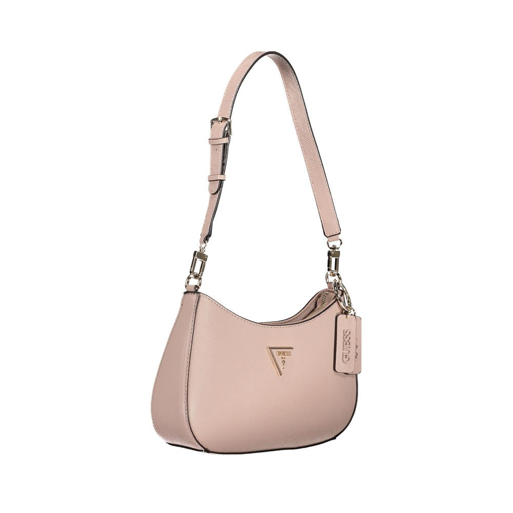 Guess Jeans Pink Polyethylene Handbag