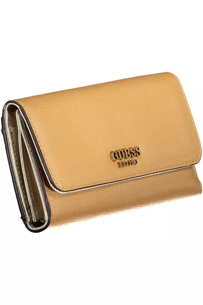 Guess Jeans Elegant Beige Polyethylene Women's Wallet