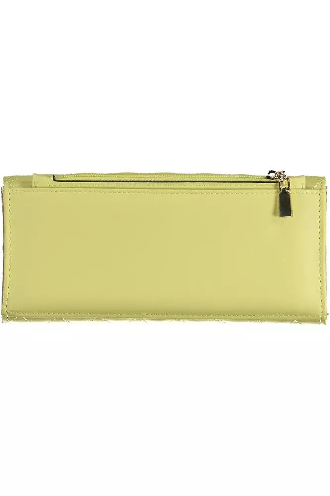 Guess Jeans Chic Sunshine Yellow Tri-Fold Wallet