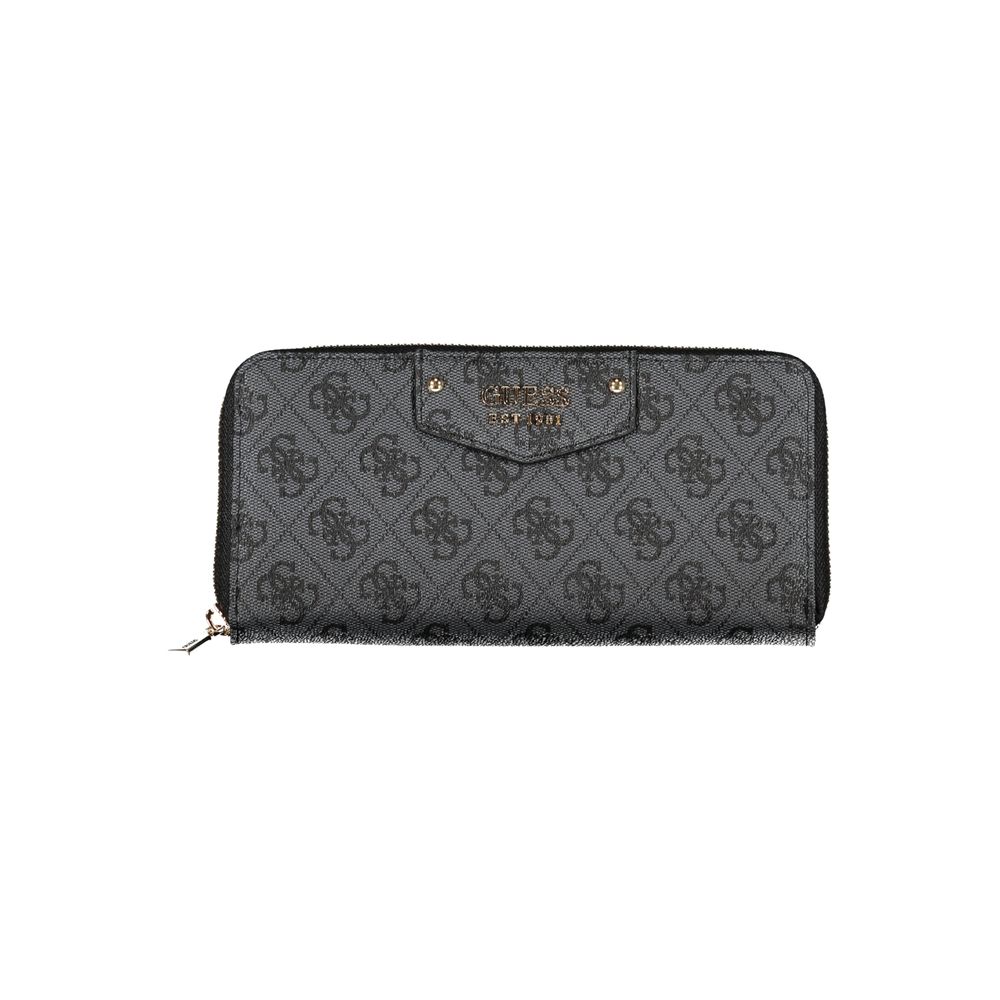 Guess Jeans Chic Gray ECO Wallet with Contrasting Details