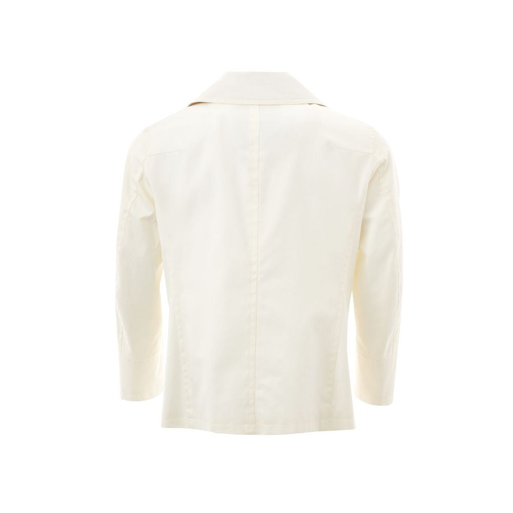 Sealup Cotton Elegance Men's White Jacket