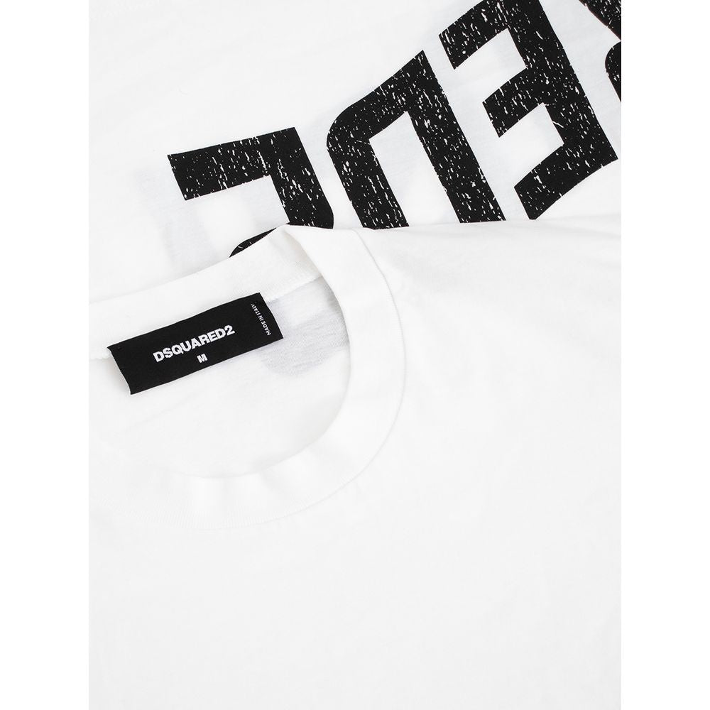 Dsquared² White Cotton T-Shirt