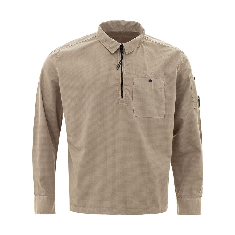 C.P. Company Beige Cotton Shirt for the Modern Man