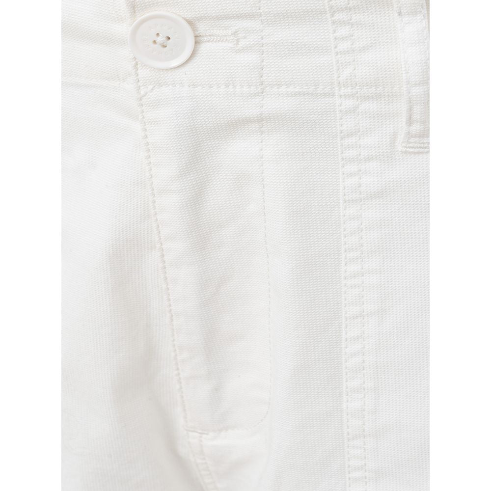 Armani Exchange Elegant White Cotton Shorts for Men