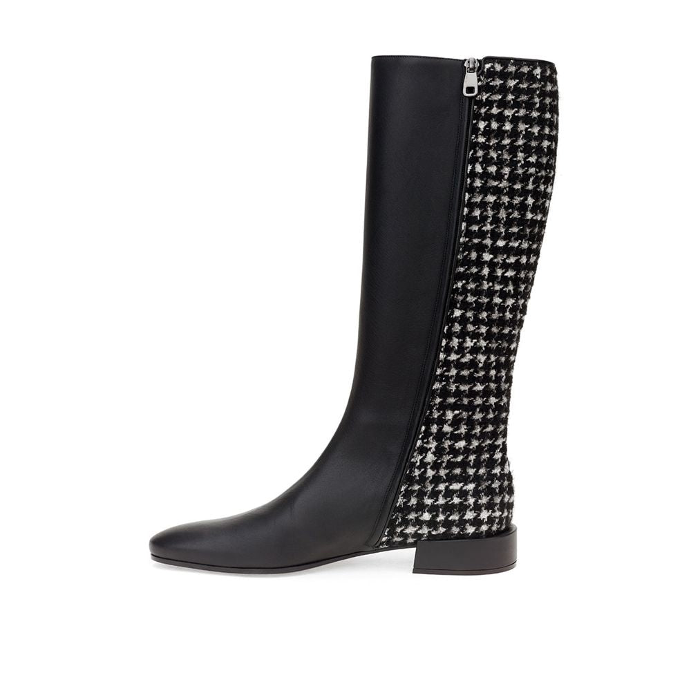 Dolce & Gabbana Elegant Black Leather Boots