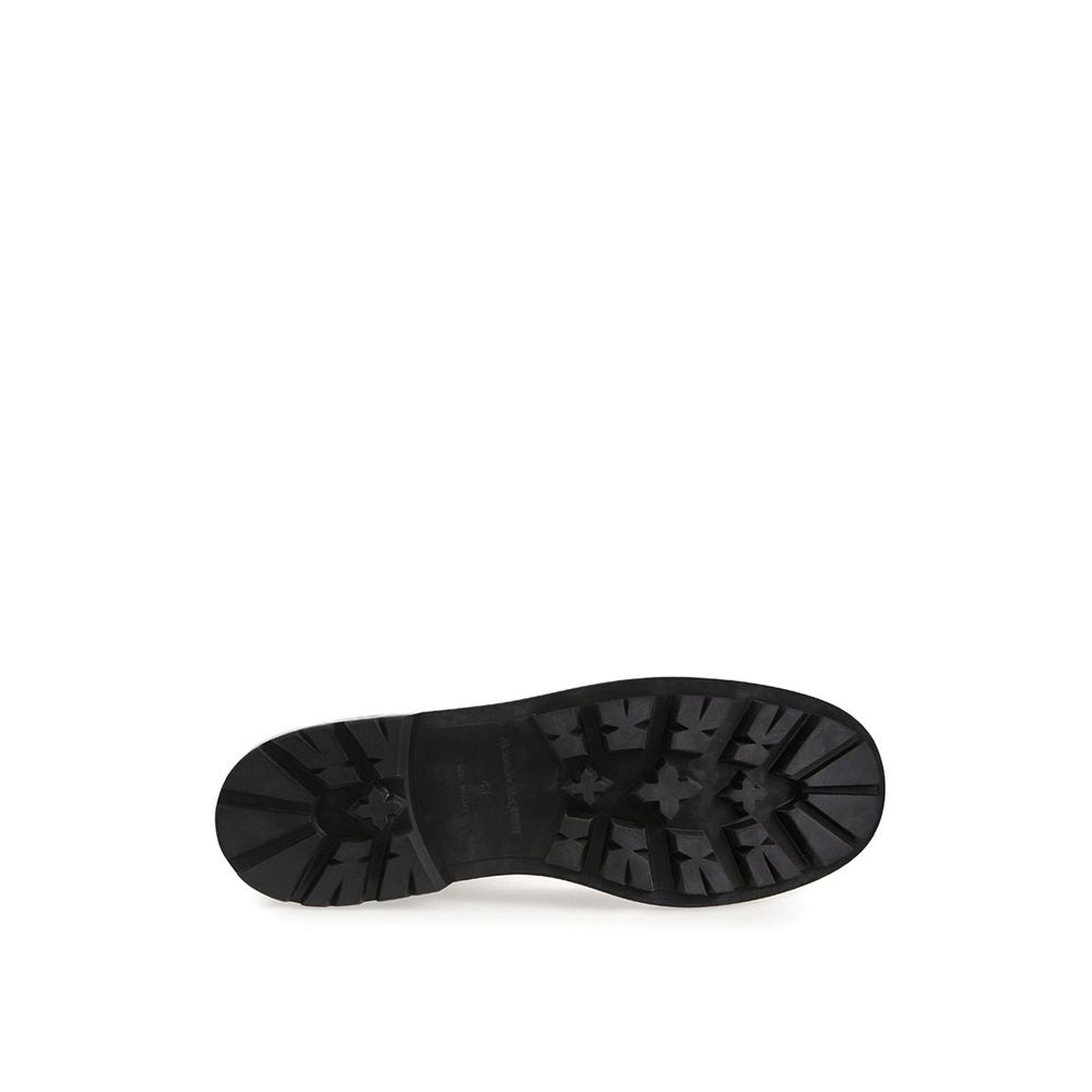 Alexander McQueen Sleek Black Leather Boots for Men