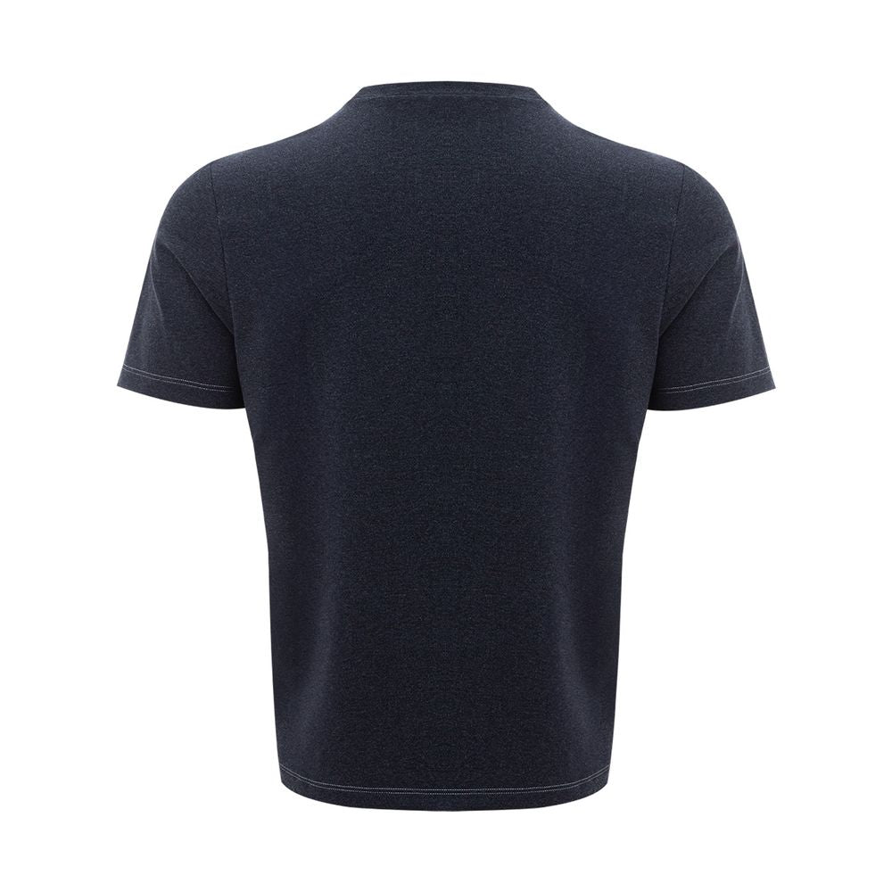 Gran Sasso Blue Cotton T-Shirt