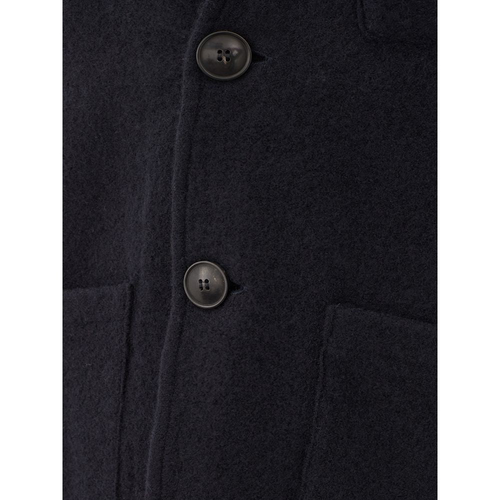 KANGRA Elegant Woolen Blue Jacket for Men