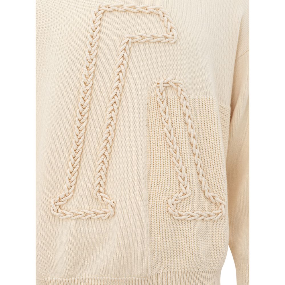 Emporio Armani Beige Woolen Sophistication Sweater