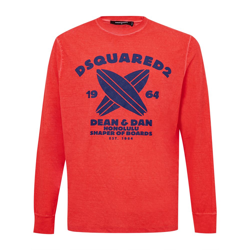 Dsquared² Red Cotton T-Shirt
