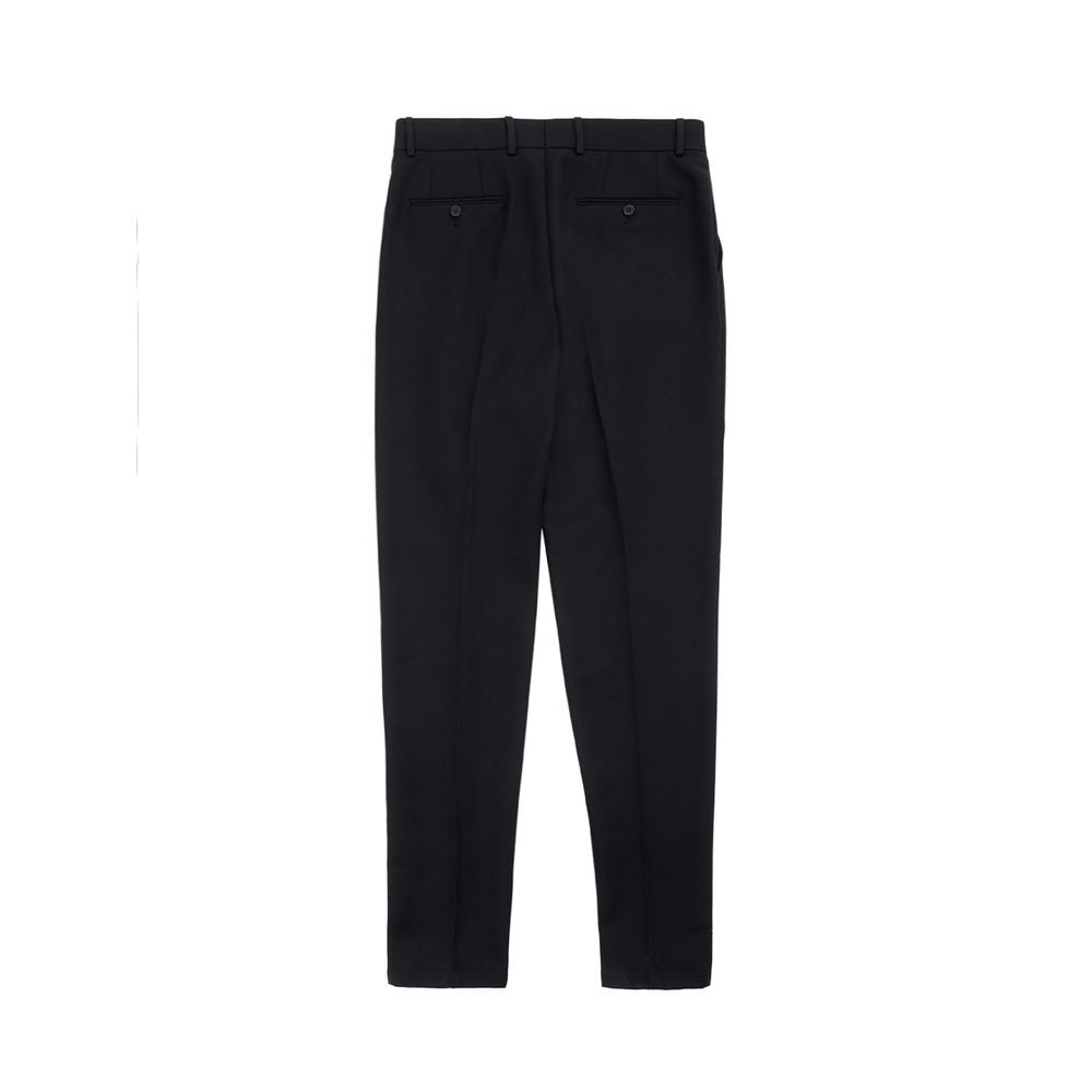 Dolce & Gabbana Elegant Polyester Black Pants for Men