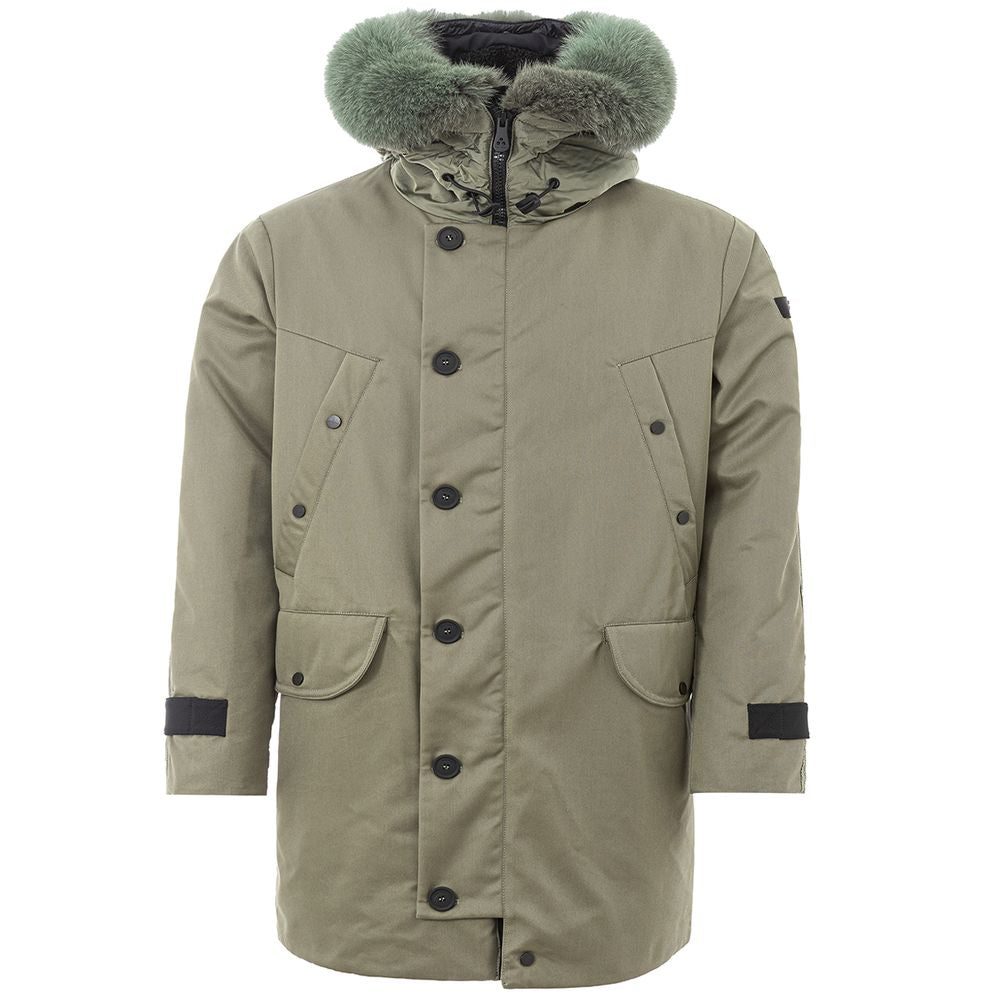 Peuterey Elevate Your Wardrobe with a Timeless Green Jacket