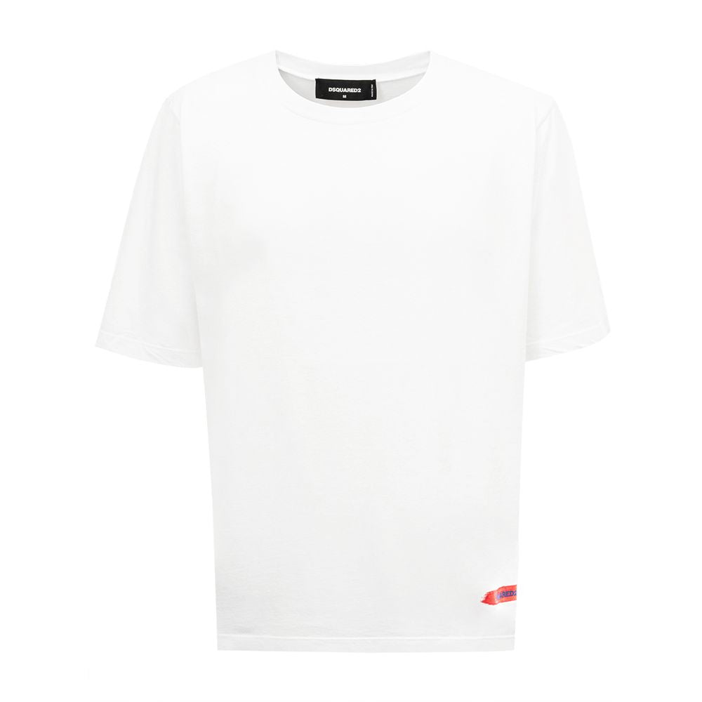 Dsquared² White Cotton T-Shirt