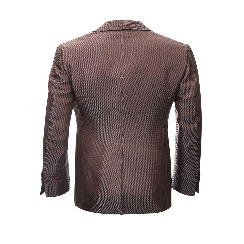 Tom Ford Elegant Multicolor Silk Men's Jacket