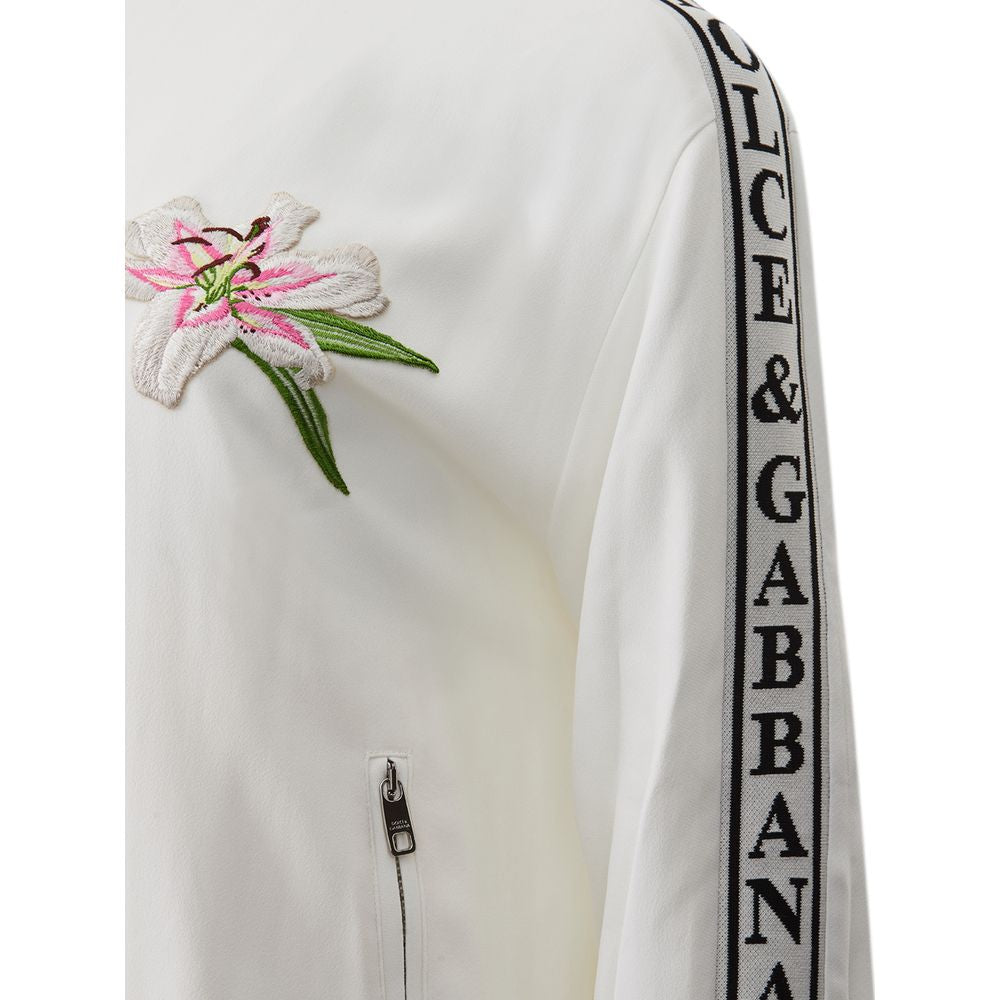 Dolce & Gabbana Elegant Cotton Knit White Sweater