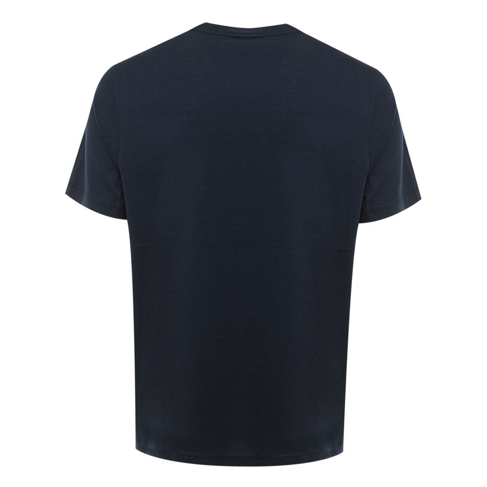 Brioni Blue Cotton T-Shirt