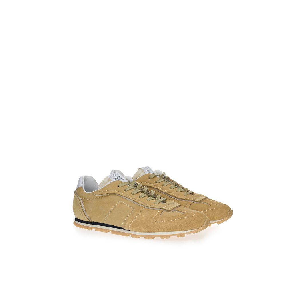 Maison Margiela Brown Leather Scamosciata Sneaker