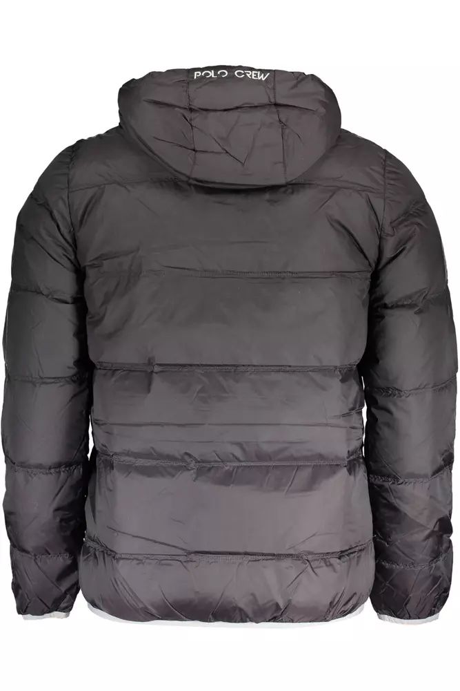 La Martina Sleek Polyamide Jacket with Detachable Hood