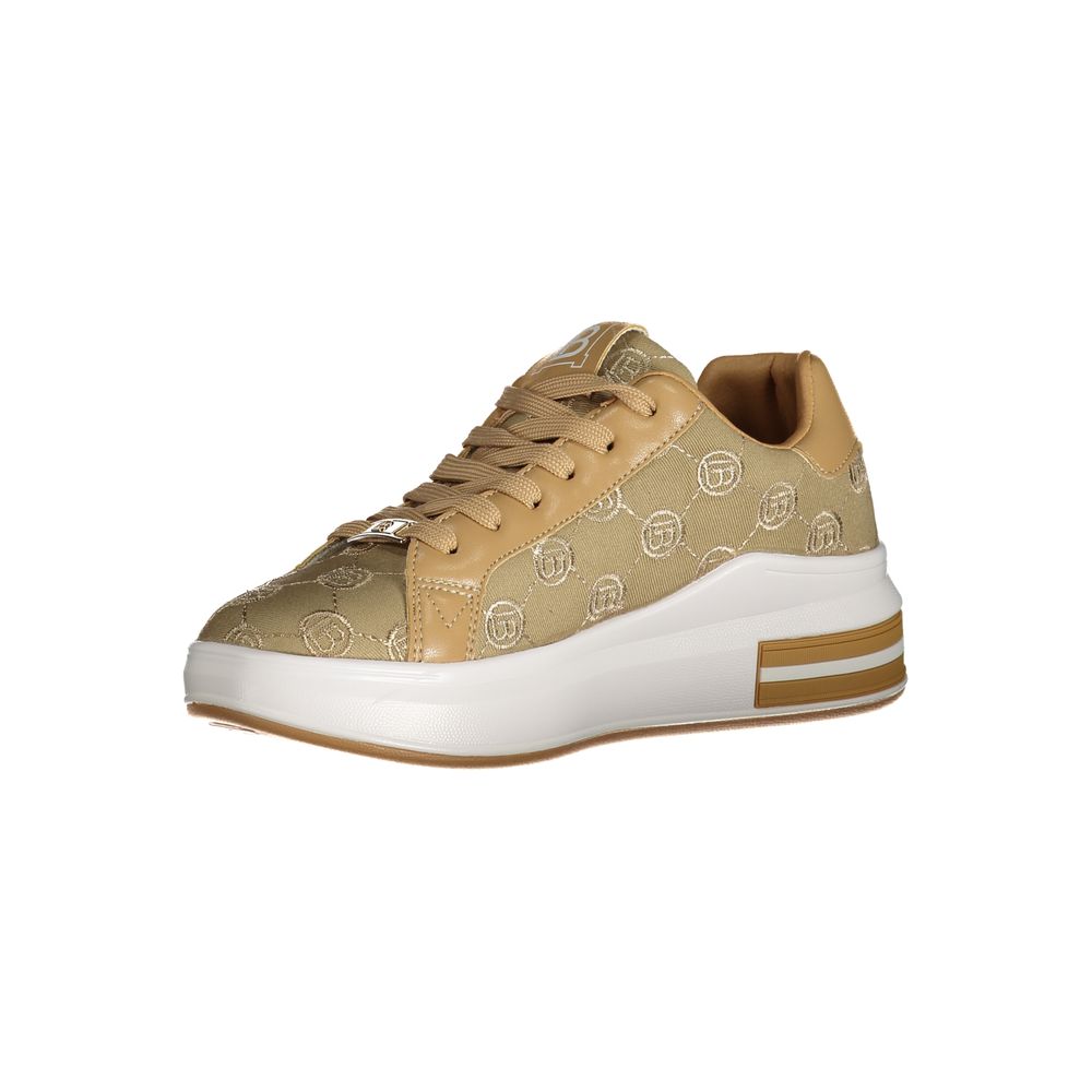 Laura Biagiotti Beige Polyester Sneaker