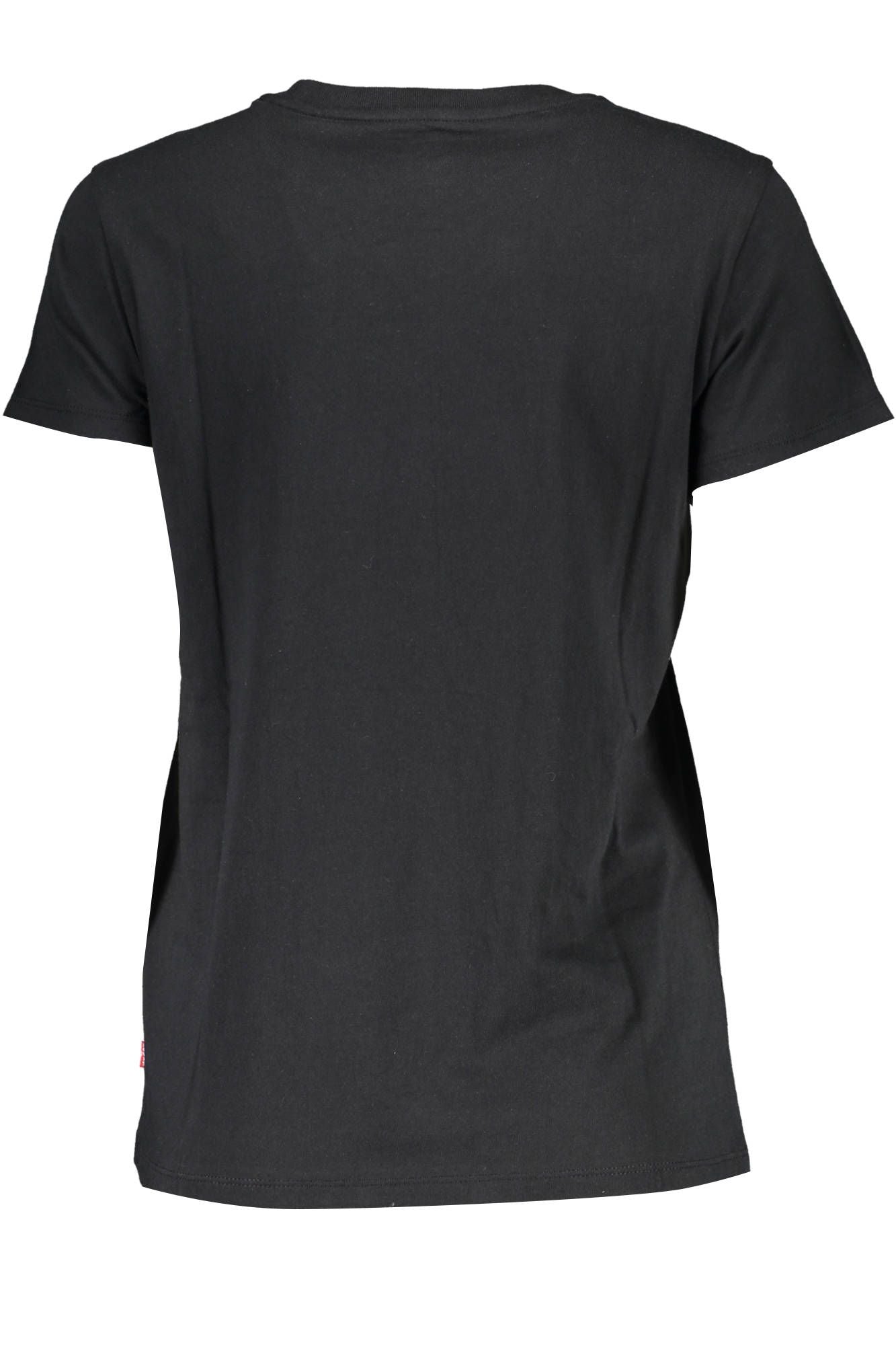 Levi's Chic Black Cotton Tee with Iconic Print