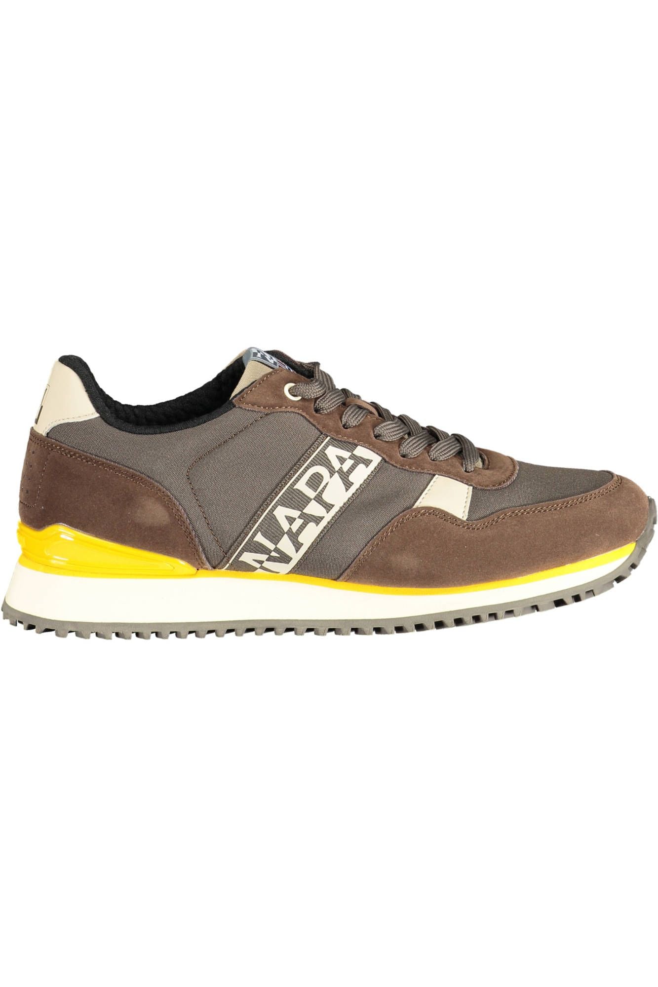 Napapijri Chic Brown Lace-Up Sports Sneakers