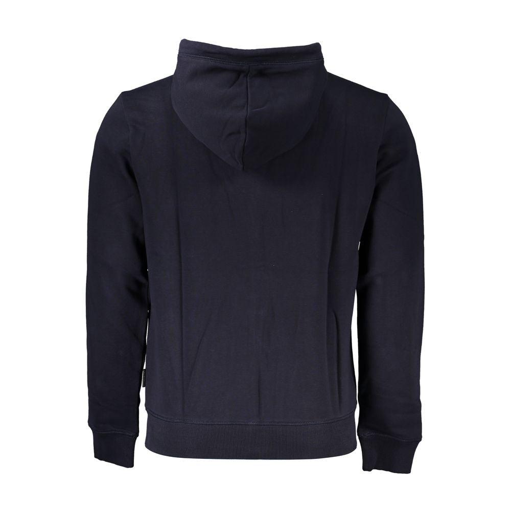 Napapijri Elegant Fleece Hooded Sweatshirt in Blue