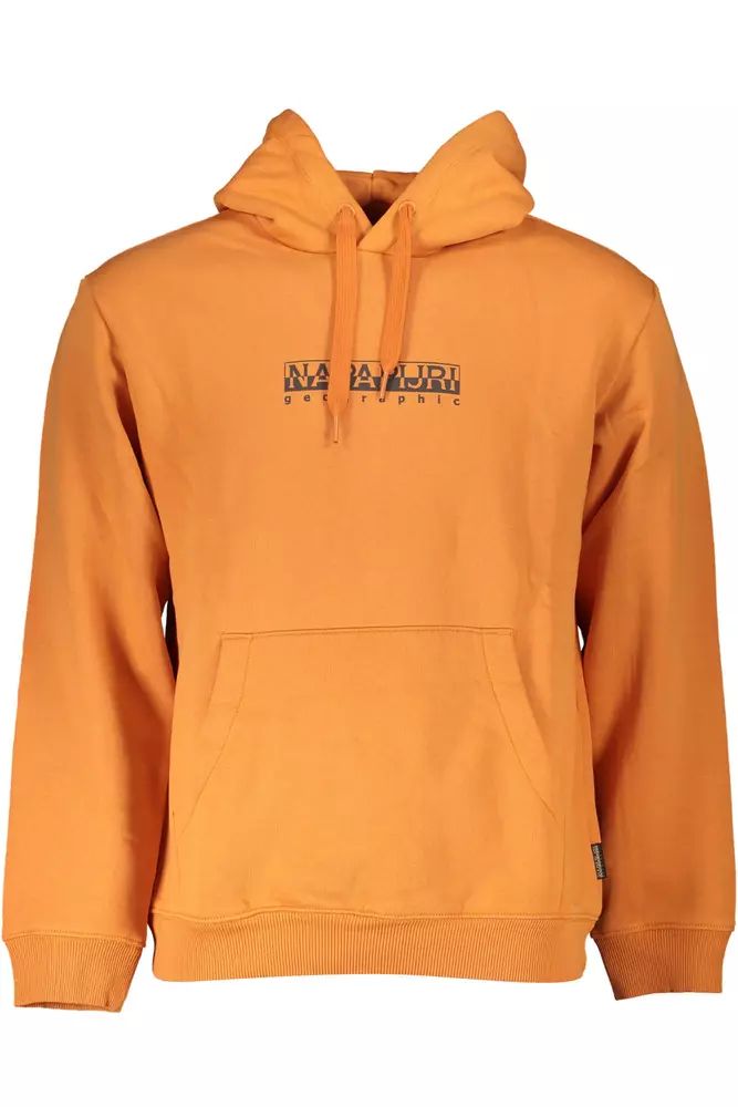 Napapijri Vibrant Orange Hooded Sweatshirt