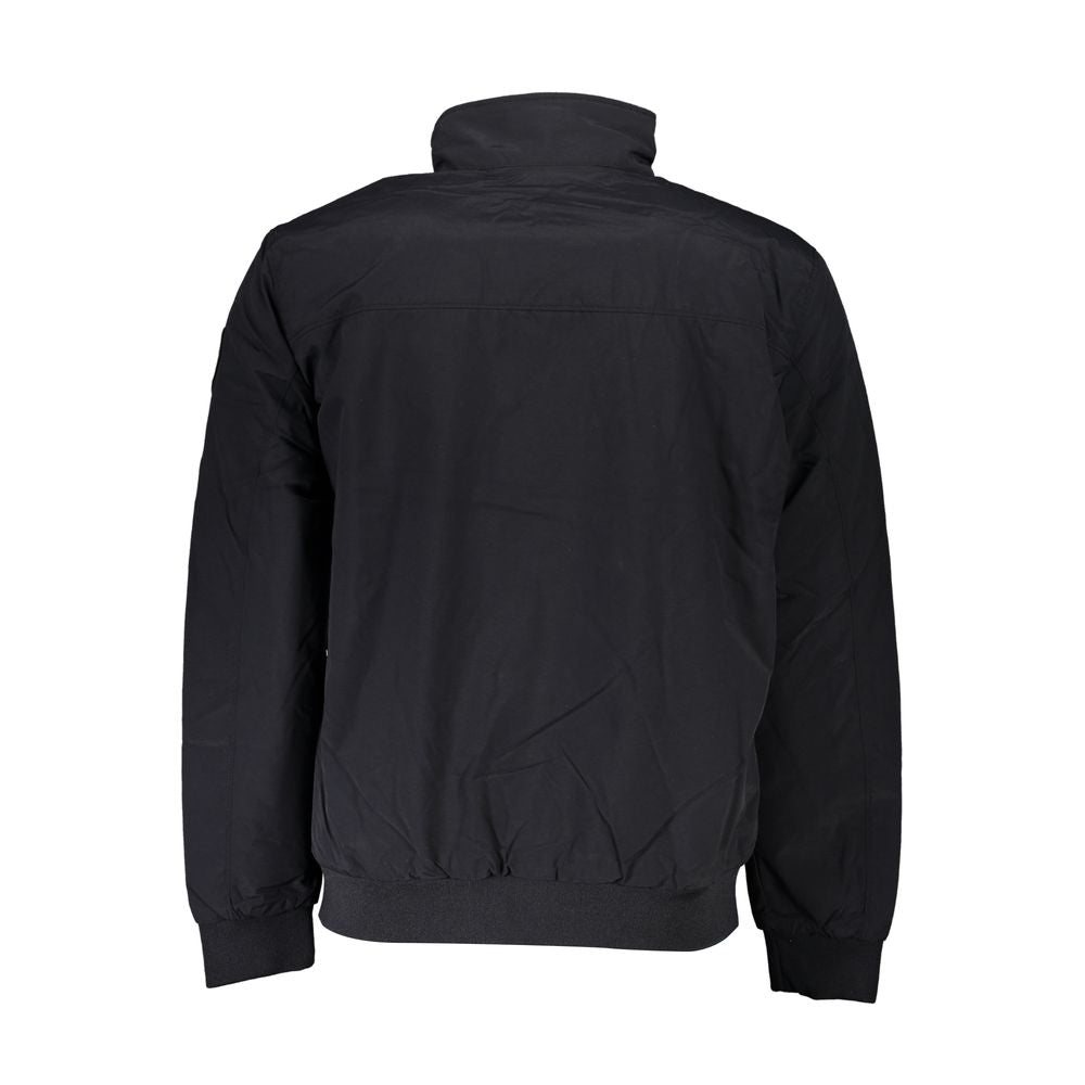 Napapijri Sleek Long-Sleeve Zip Jacket in Black