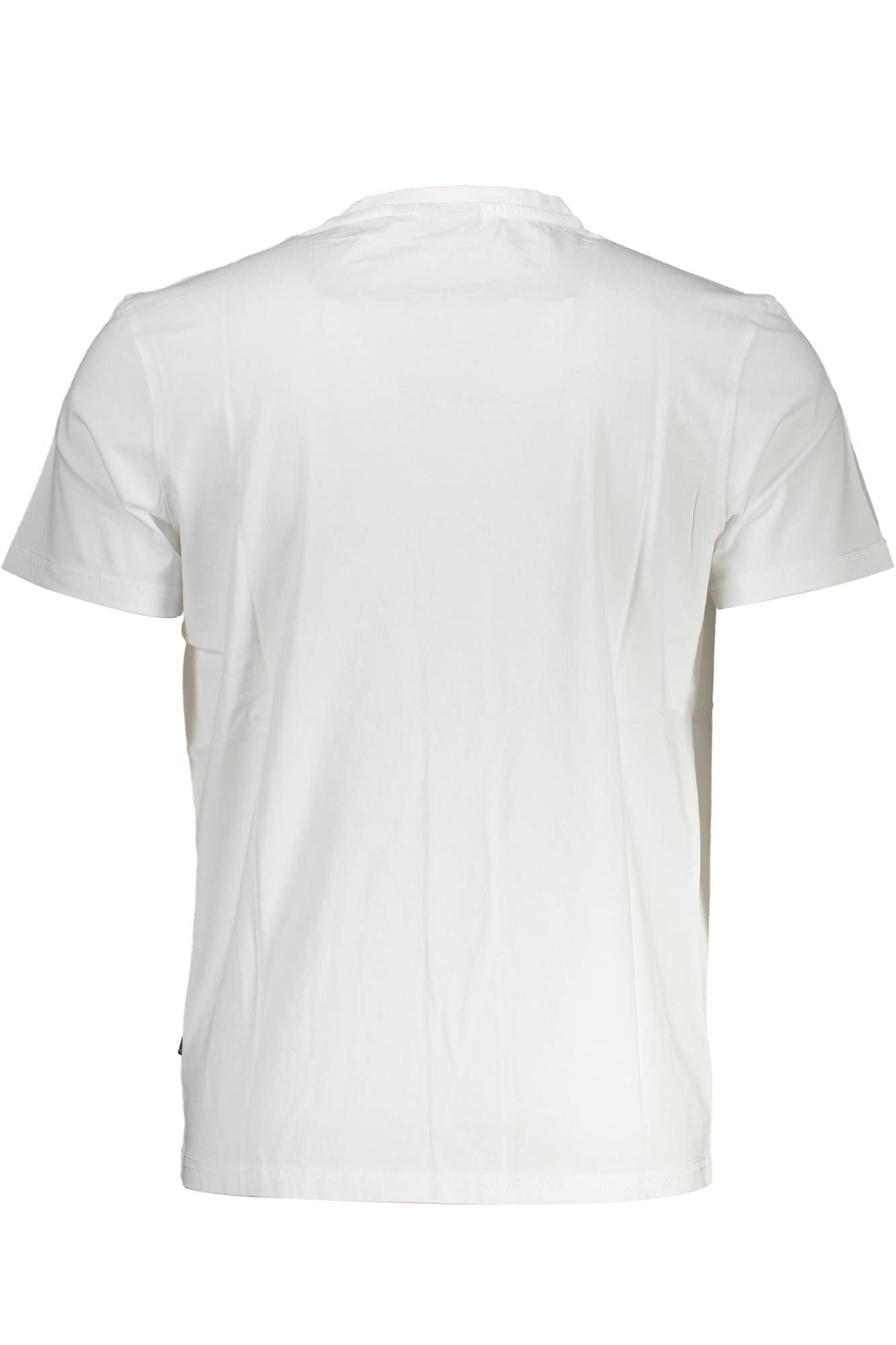 Napapijri Elegant Embroidered White Tee for Men