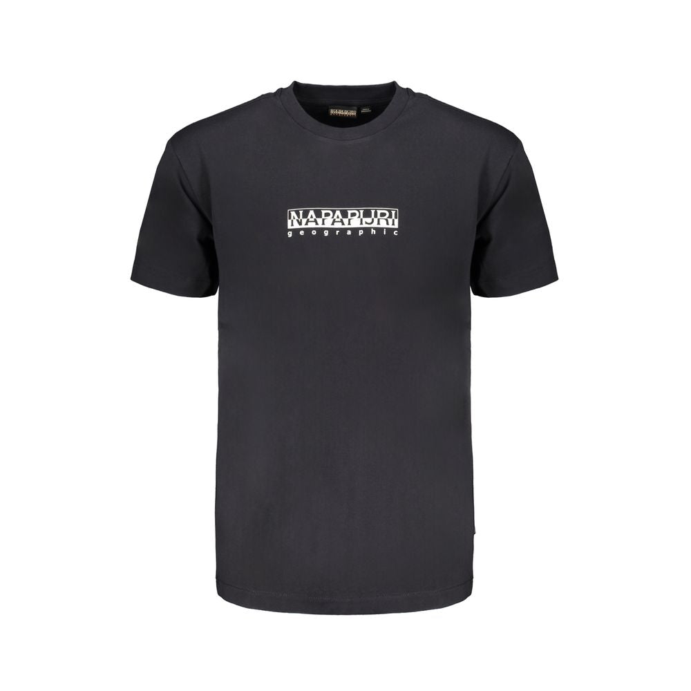 Napapijri Black Cotton T-Shirt