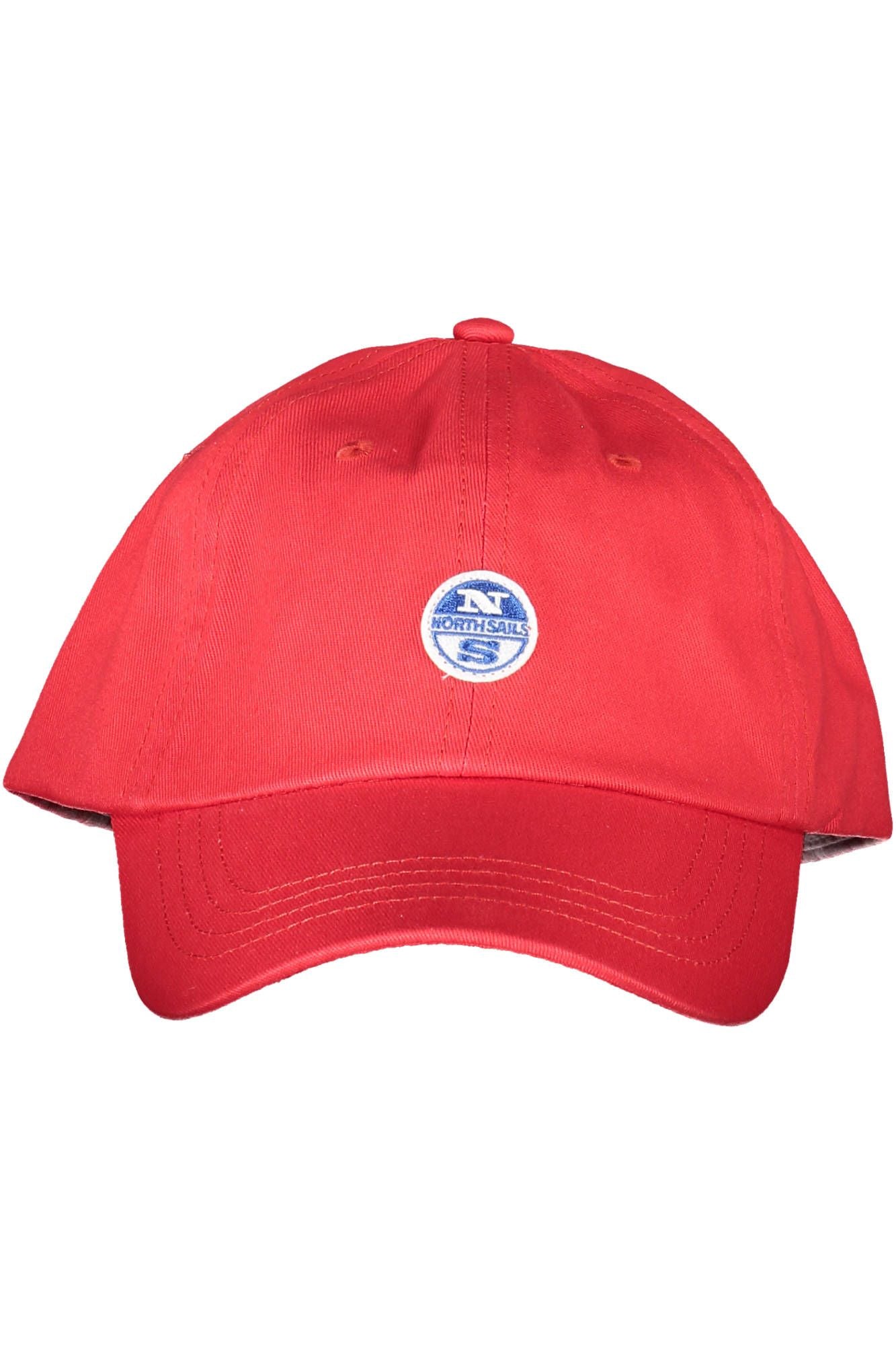 North Sails Elegant Red Cotton Cap with Logo Visor
