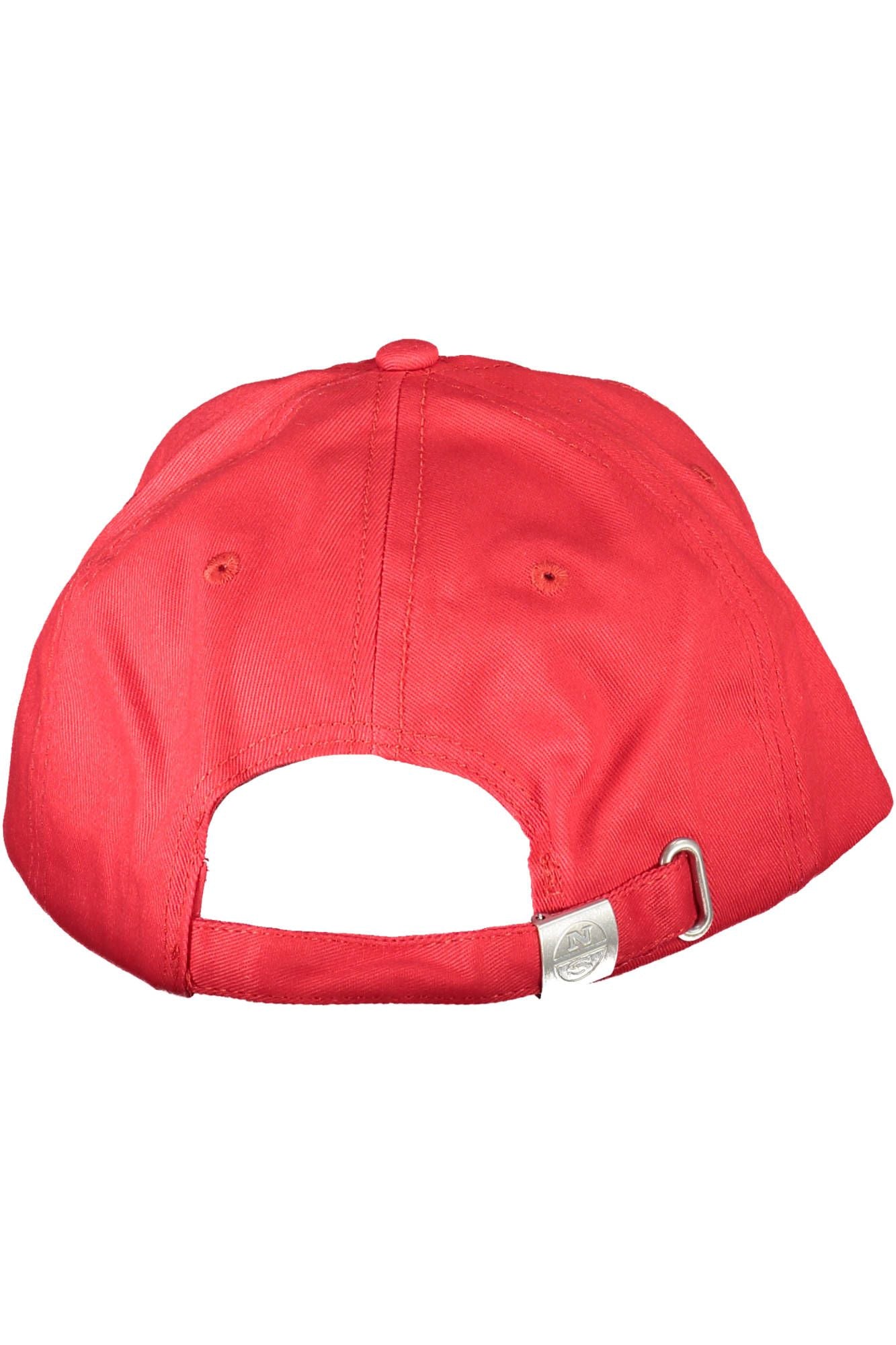 North Sails Elegant Red Cotton Cap with Logo Visor