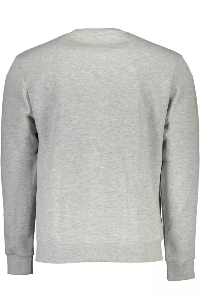 North Sails Chic Gray Long-Sleeved Crewneck Sweater