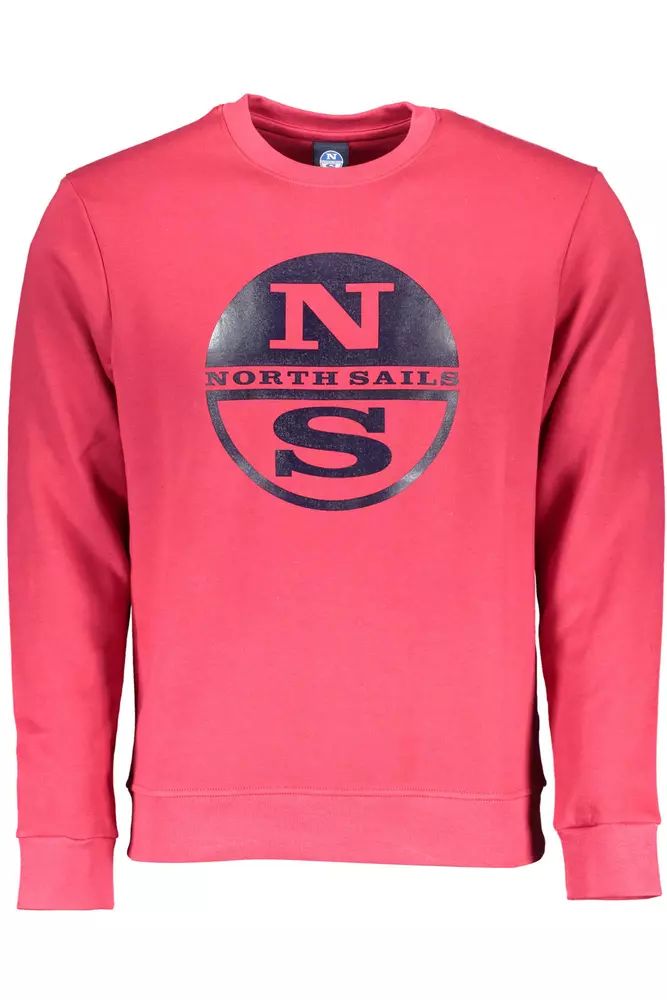 North Sails Chic Pink Printed Long-Sleeve Sweatshirt