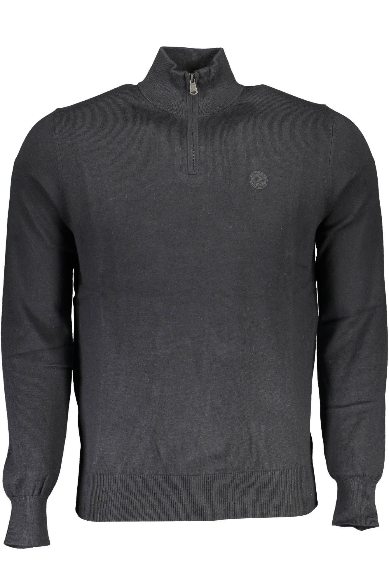 North Sails Eco-Conscious Half-Zip Sweater in Black