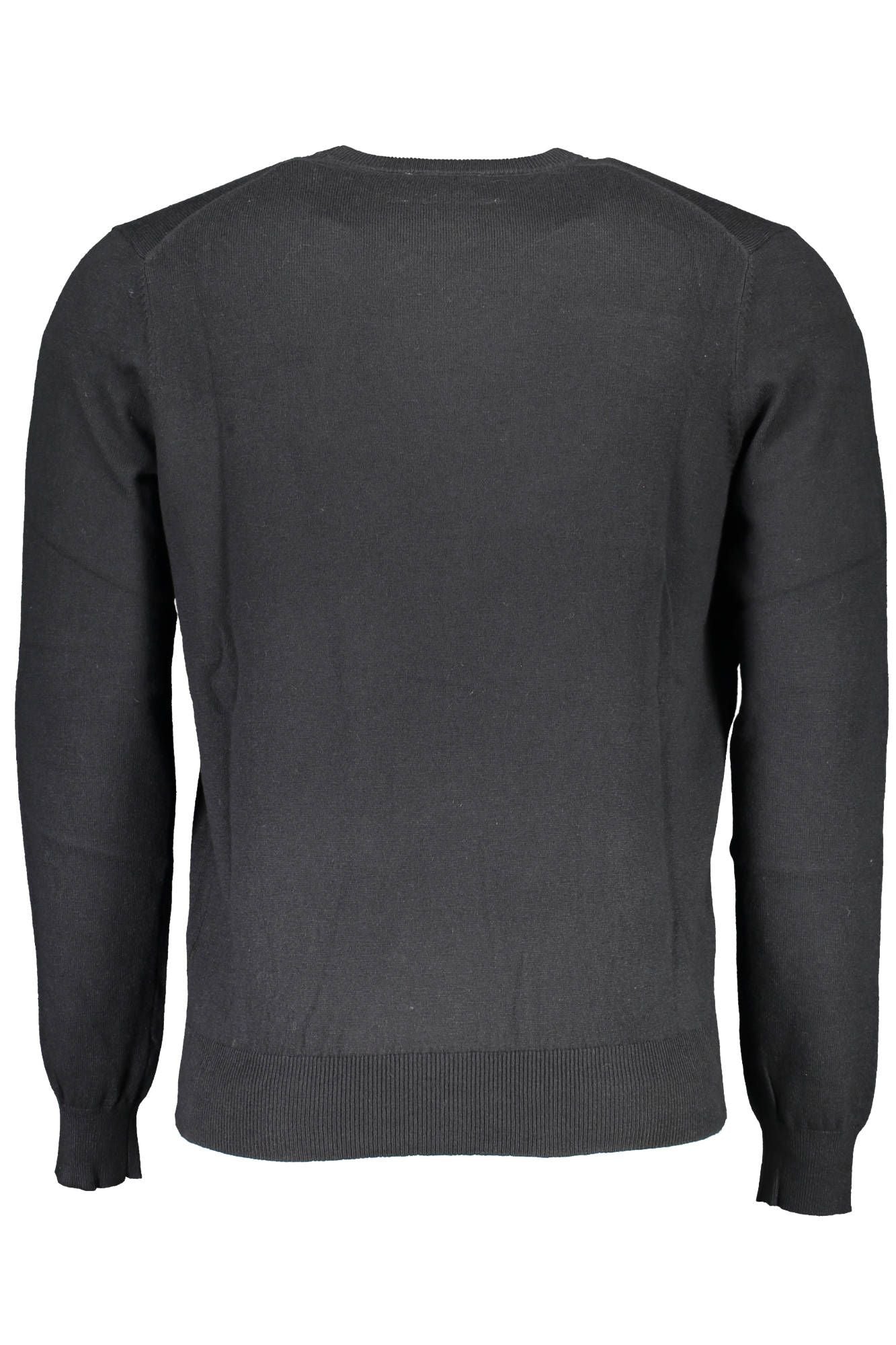 North Sails Eco-Friendly Embroidered Black Sweater