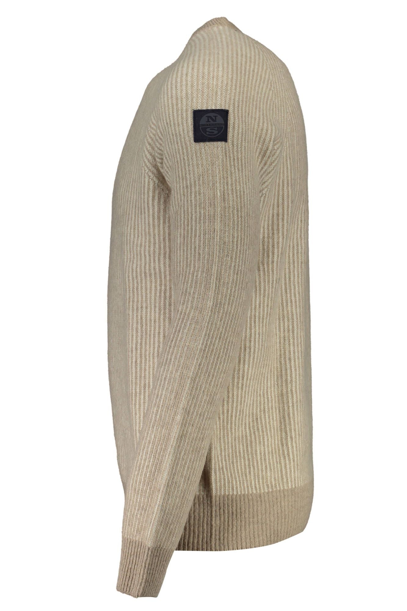 North Sails Eco-Conscious Beige Woolen Sweater