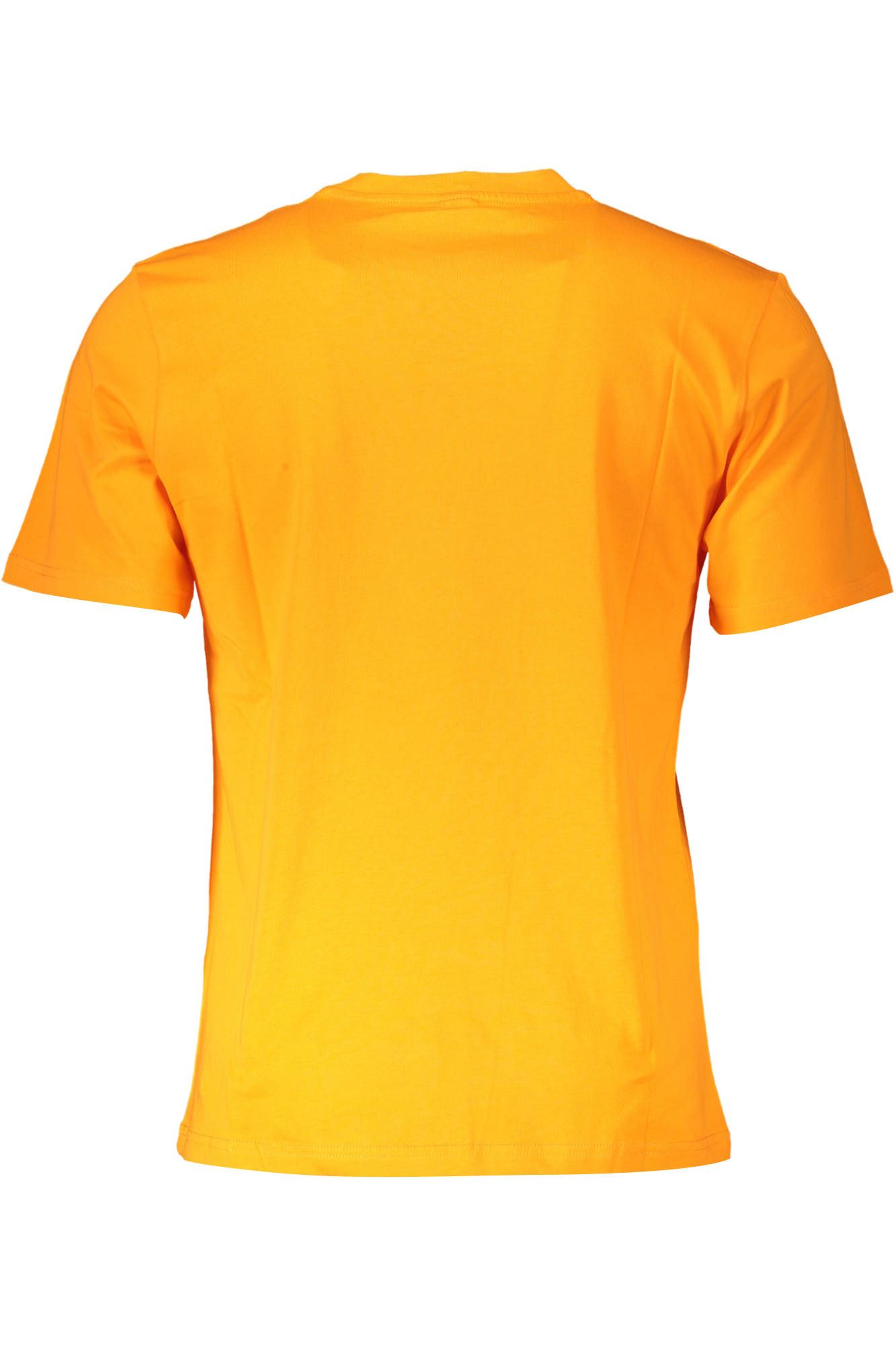 North Sails Vibrant Orange Round Neck Cotton Tee