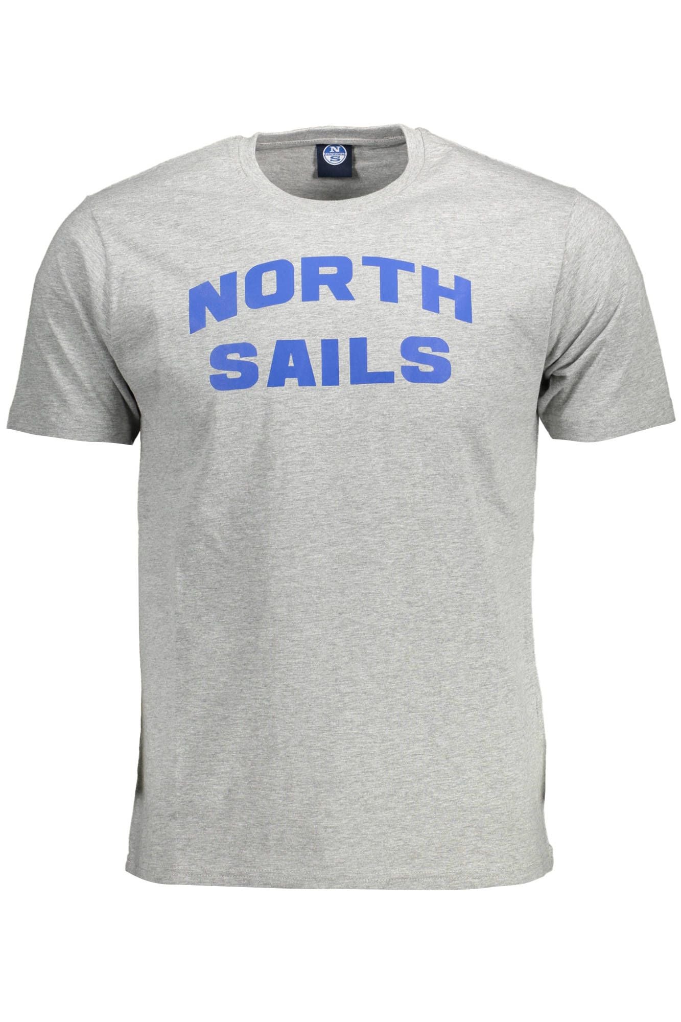 North Sails Chic Gray Crew Neck Statement Tee