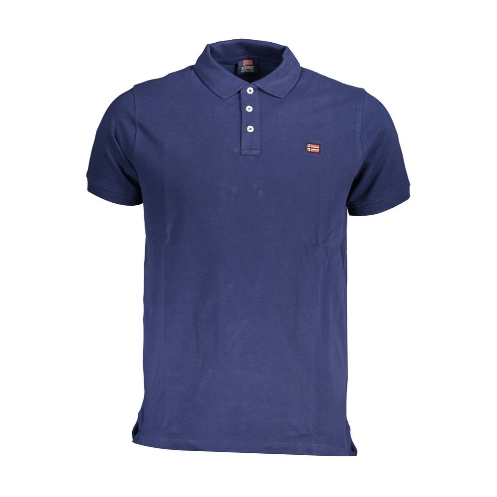 Norway 1963 Blue Cotton Polo Shirt