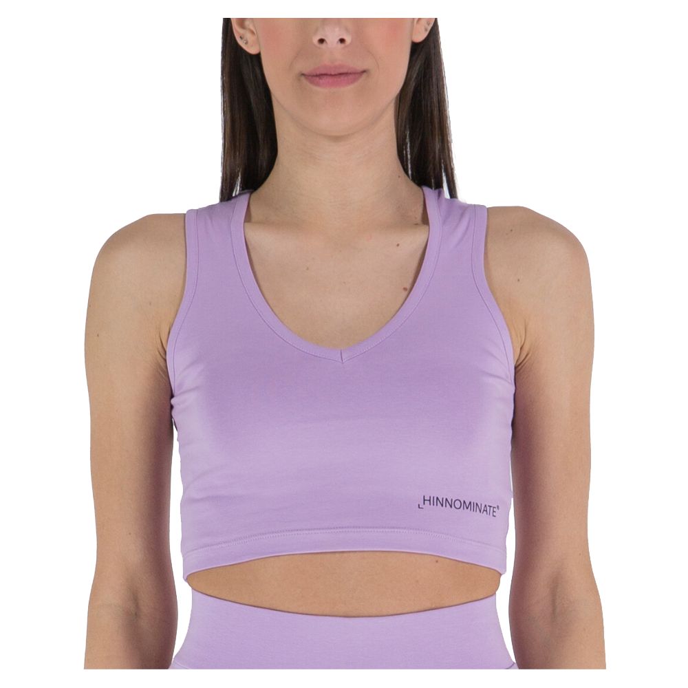 Hinnominate Purple Cotton Tops & T-Shirt