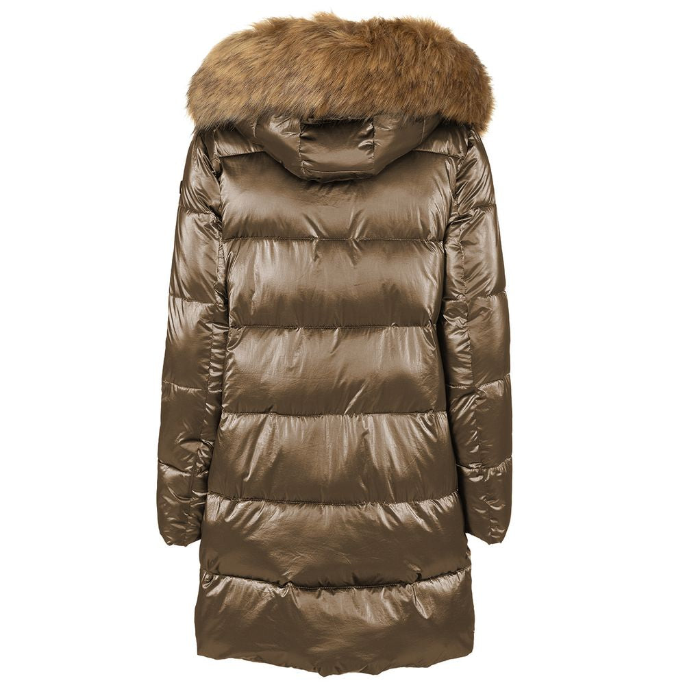 Несъвършени кафяви якета и палта от полиамид