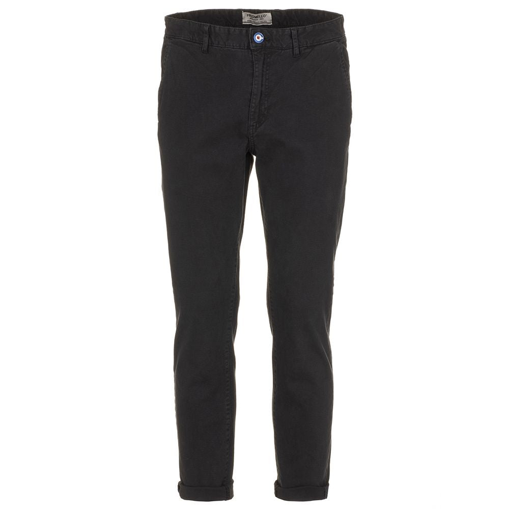 Fred Mello Elegant Four-Pocket Cotton Pants