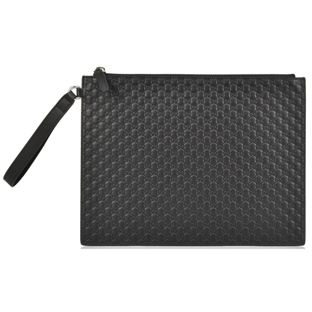 Gucci Sleek Microguccissima Leather Clutch