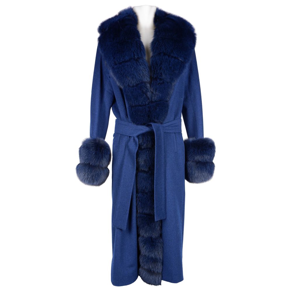 Произведени в Италия якета и палто от синя вълна Vergine