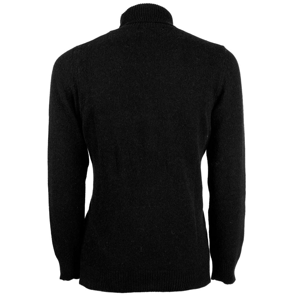 Emilio Romanelli Elegant Men's Cashmere Turtleneck Sweater